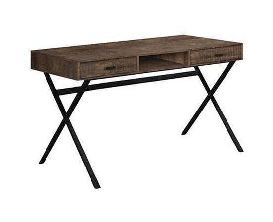 Bureau d'ordinateur en bois recyclé de Monarch