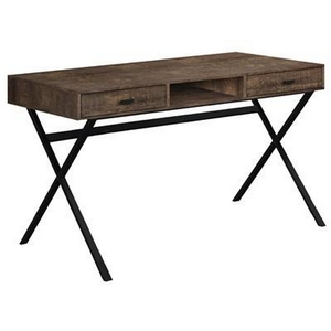Bureau d'ordinateur en bois recyclé de Monarch