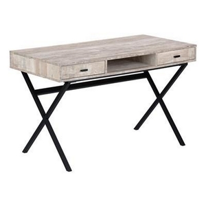 Bureau d'ordinateur en bois recyclé de Monarch