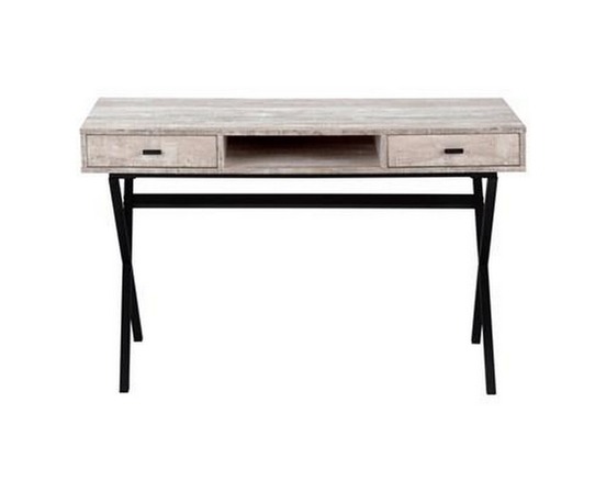 Bureau d'ordinateur en bois recyclé de Monarch