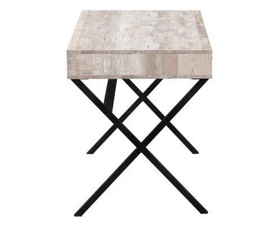 Bureau d'ordinateur en bois recyclé de Monarch