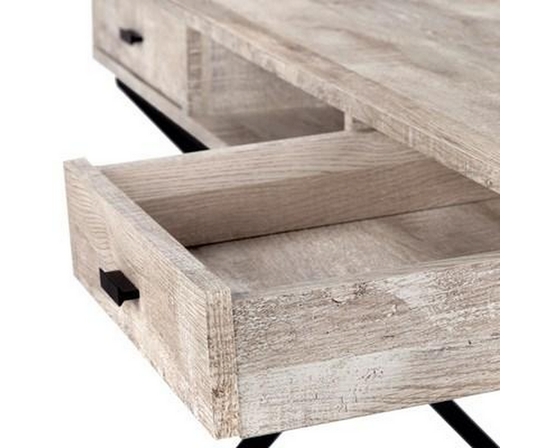 Bureau d'ordinateur en bois recyclé de Monarch