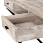 Bureau d'ordinateur en bois recyclé de Monarch