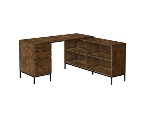 Bureau en coin avec rangement de Monarch