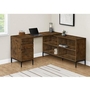Bureau en coin avec rangement de Monarch