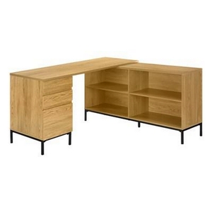 Bureau en coin avec rangement de Monarch