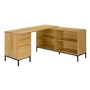 Bureau en coin avec rangement de Monarch