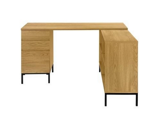 Bureau en coin avec rangement de Monarch