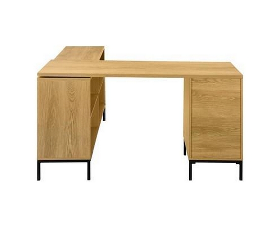 Bureau en coin avec rangement de Monarch