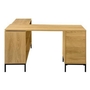 Bureau en coin avec rangement de Monarch