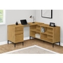 Bureau en coin avec rangement de Monarch