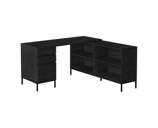 Bureau en coin avec rangement de Monarch