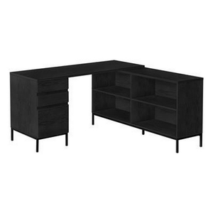 Bureau en coin avec rangement de Monarch