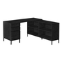 Bureau en coin avec rangement de Monarch
