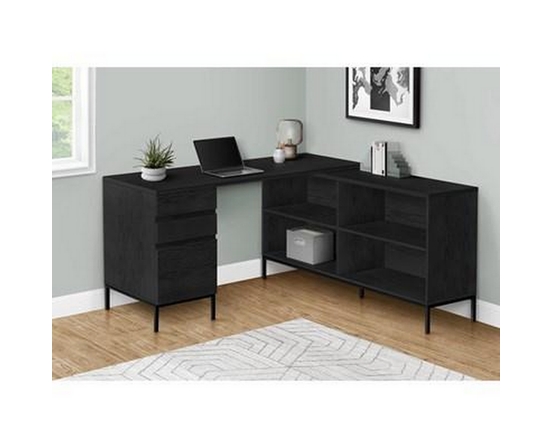 Bureau en coin avec rangement de Monarch