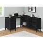 Bureau en coin avec rangement de Monarch