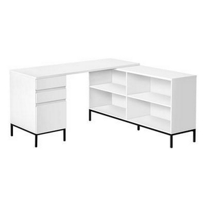 Bureau en coin avec rangement de Monarch