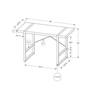 Bureau d'ordinateur de Monarch