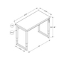 Bureau ajustable de Monarch