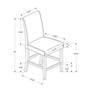 Ensemble de 2 tabourets de hauteur comptoir de Monarch