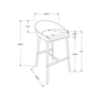 Ensemble de 2 tabouret de Monarch