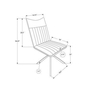 Ensemble de 2 chaises de salle à manger de Monarch