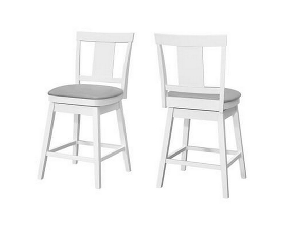 Ensemble de 2 tabourets de hauteur comptoir de Monarch