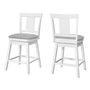 Ensemble de 2 tabourets de hauteur comptoir de Monarch