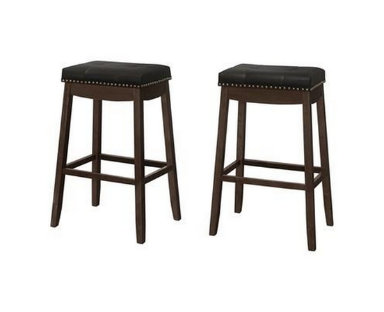 Ensemble de 2 tabourets de hauteur bar de Monarch