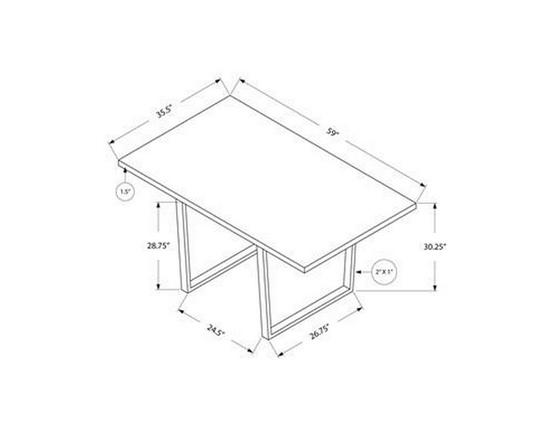 Table de salle à manger de Monarch