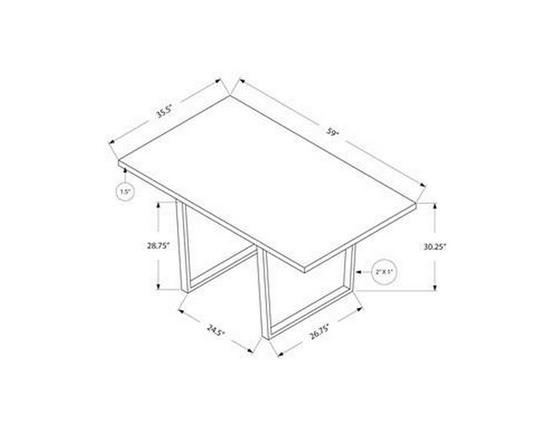 Table de salle à manger de Monarch