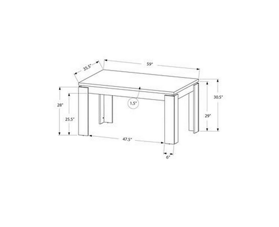 Table de salle à manger de Monarch