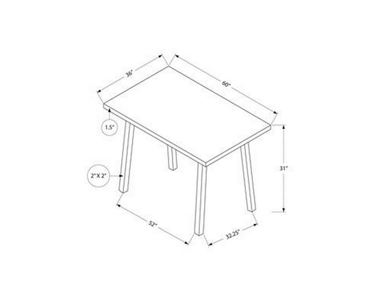 Table de salle à manger de Monarch