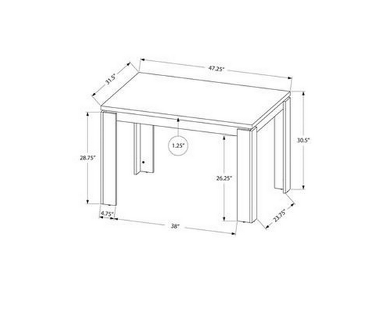 Table de salle à manger de Monarch