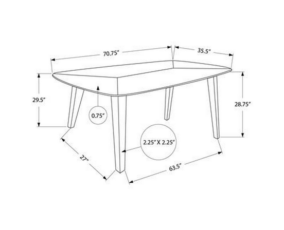 Table de salle à manger de Monarch