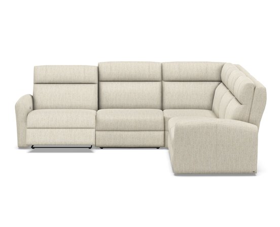 Sectionnel inclinable en tissu