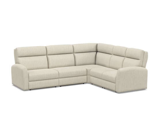 Sectionnel inclinable en tissu