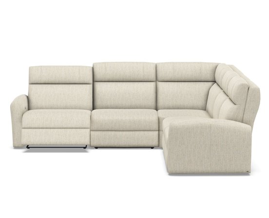 Sectionnel inclinable en tissu