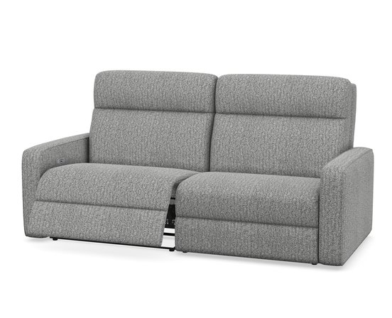 Sofa inclinable motorisé en tissu