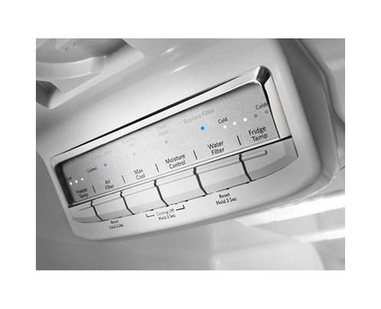 Réfrigérateur trois portes avec porte à deux battants de 30 po, 19.7 Pi cu. avec distributeur d'eau et de glaçons KitchenAid - KRFF300ESS