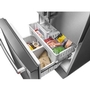 Réfrigérateur trois portes avec porte à deux battants de 30 po, 19.7 Pi cu. avec distributeur d'eau et de glaçons KitchenAid - KRFF300ESS