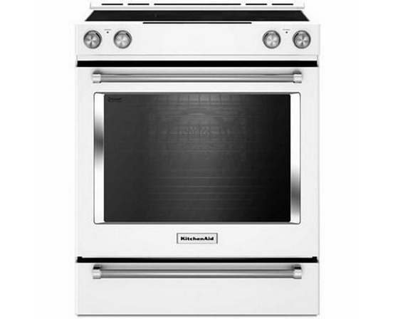Cuisinière électrique encastrable de 30 po KitchenAid - YKSEB900EWH