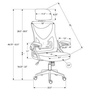 Chaise de bureau de Monarch