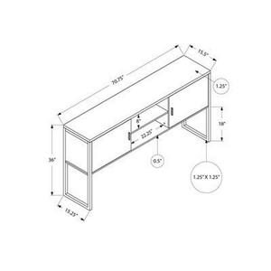 Étagère pour bureau à domicile de Monarch