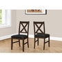 Ensemble de 2 chaises de salle à manger de Monarch