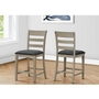 Ensemble de 2 chaises de salle à manger de hauteur comptoir de Monarch