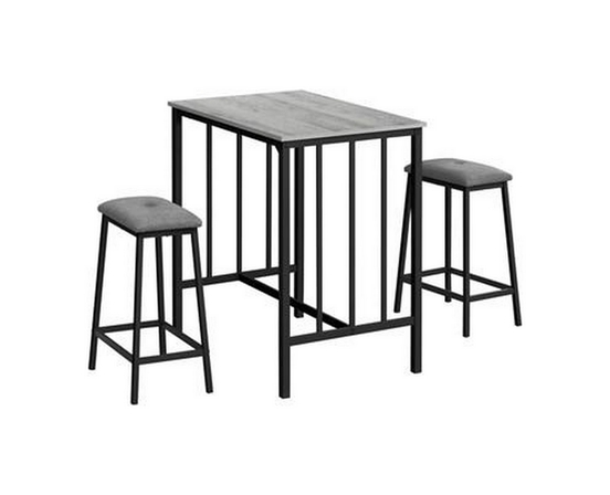Ensemble de salle à manger 3-pièces de hauteur comptoir de Monarch
