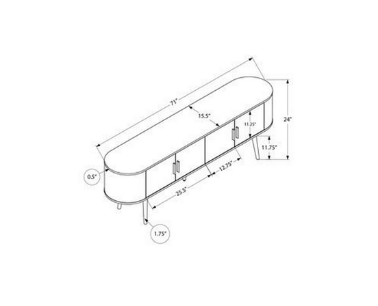 Meuble pour téléviseur de Monarch