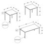 Ensemble de tables de salon de Monarch