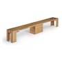 Banc de salle à manger de Transformer Table